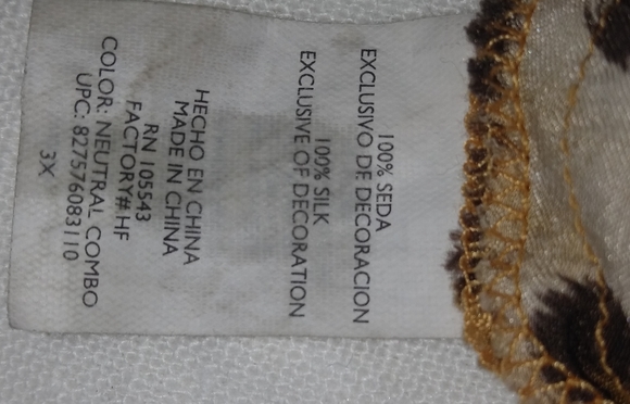 DAISY FUENTES 3X Leopard Silk Camisole Top Plus - Picture 7 of 7